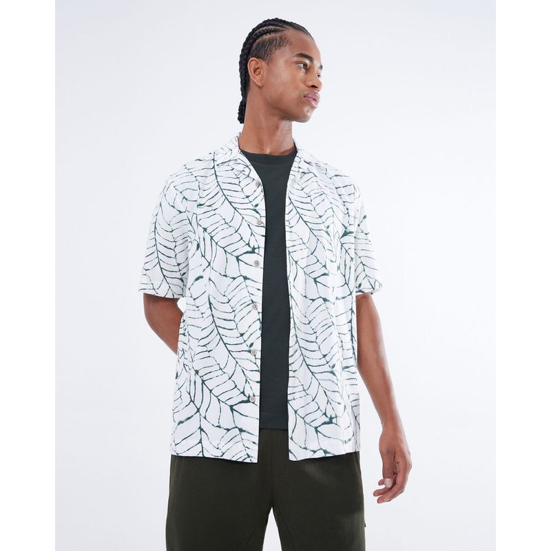 SEVEN SEVEN - Camisa Para Hombre Manga Corta  Color Verde Oliva Marca Seven Seven #45012033