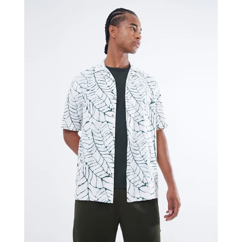 SEVEN SEVEN - Camisa De Hombre  Color Verde Marca Seven Seven #45012033