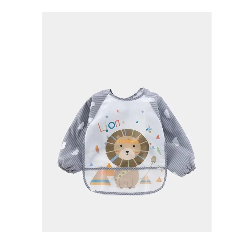 MUNDO BEBE - Babero Delantal Manga Larga Impermeable Bebe Niña Niño