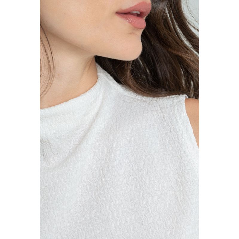 RAGGED - Blusa dunas Blanco crudo Ragged
