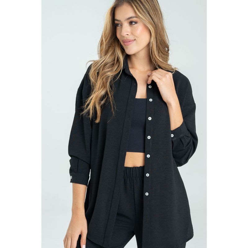 RAGGED - Camisa harper Negro Ragged