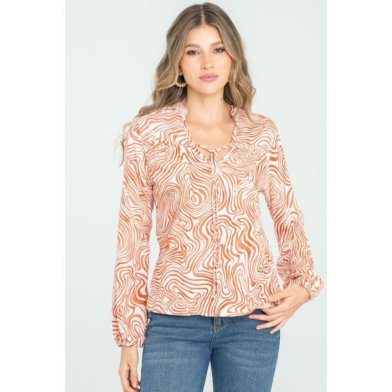 RAGGED - Blusa marissa Cobre Ragged