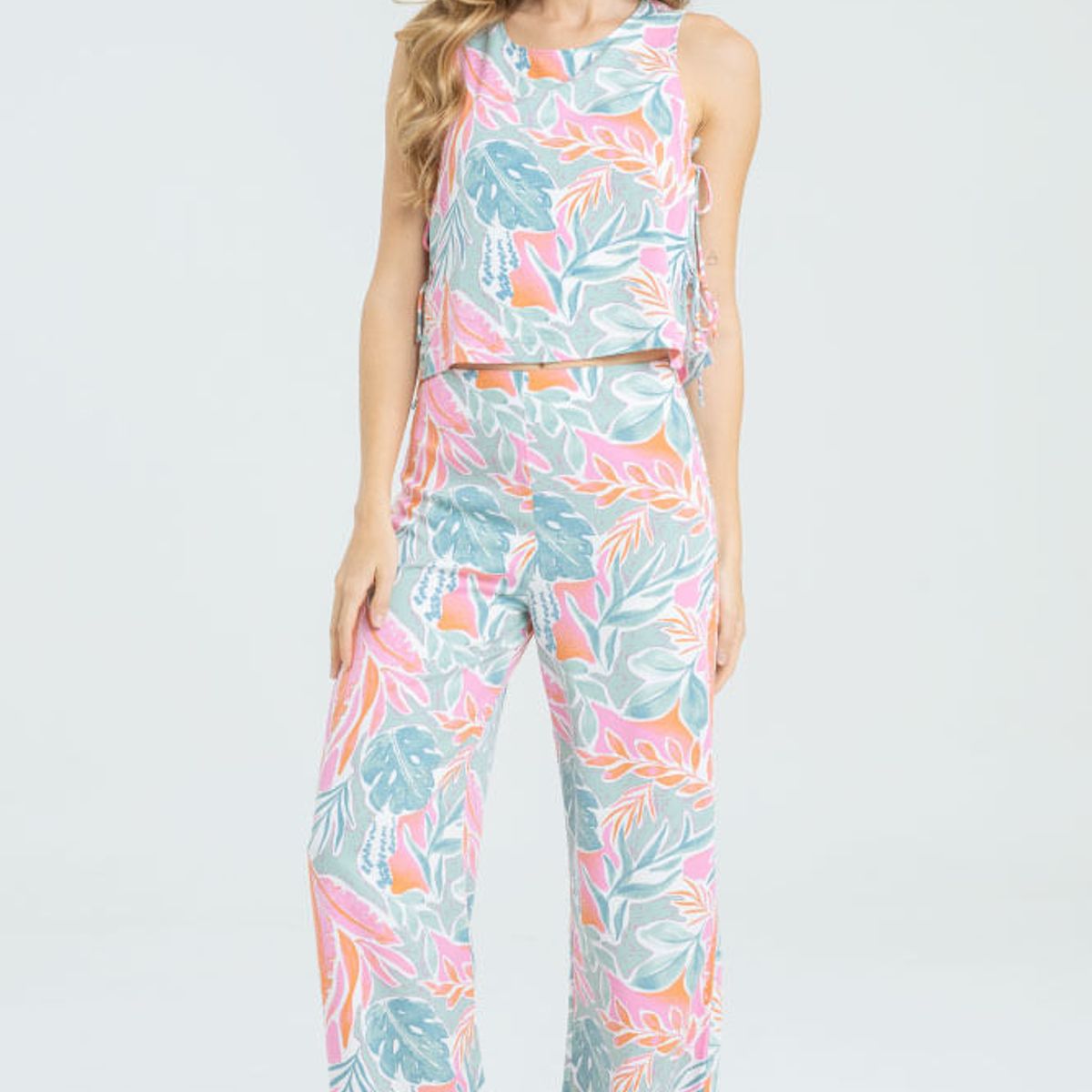 RAGGED - Pantalon summer Verde pato Ragged