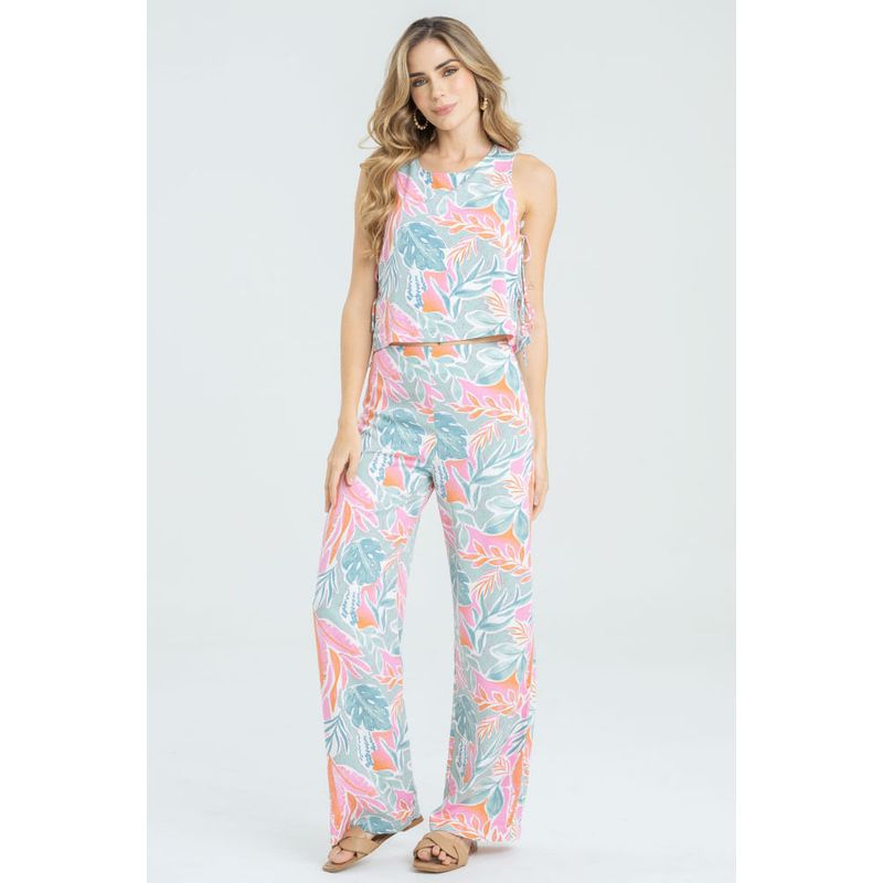 RAGGED - Pantalon summer Verde pato Ragged