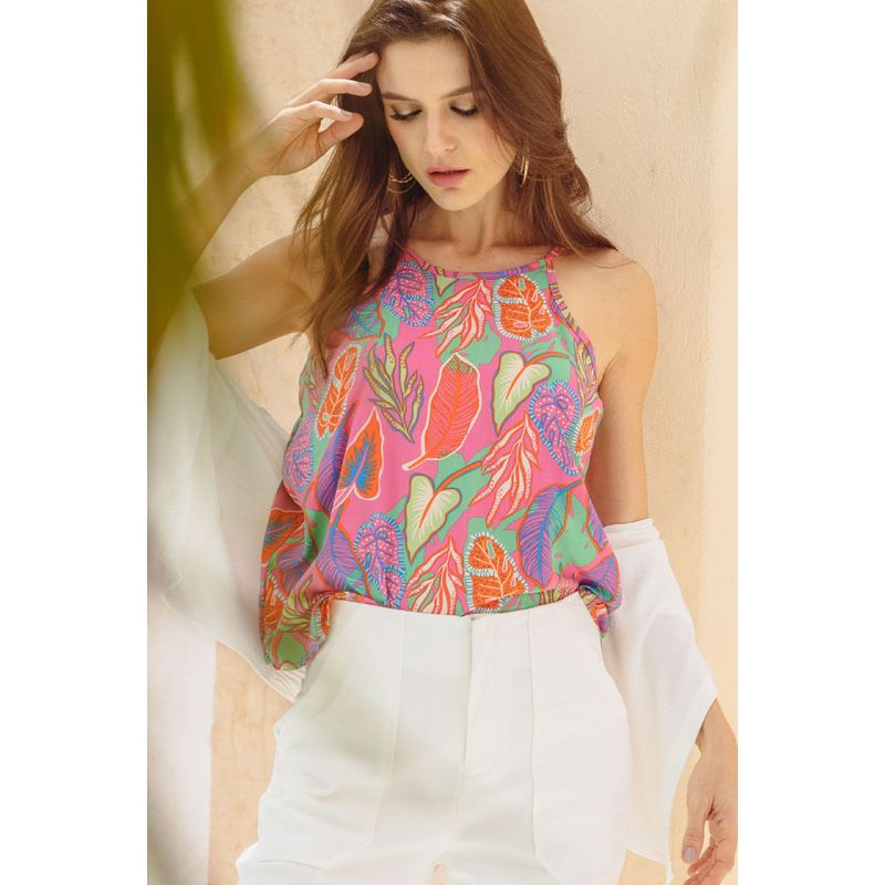RAGGED - Blusa martina Fucsia Ragged