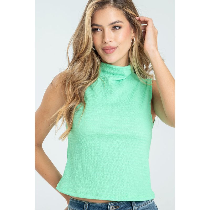 RAGGED - Blusa dunas Verde masmelo Ragged