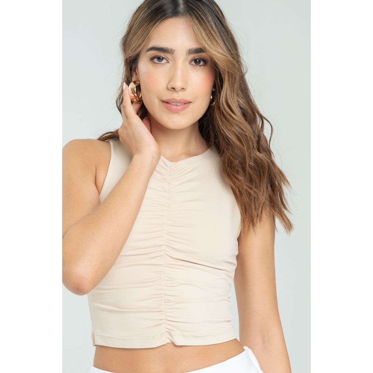 RAGGED - Top malambo Beige claro Ragged