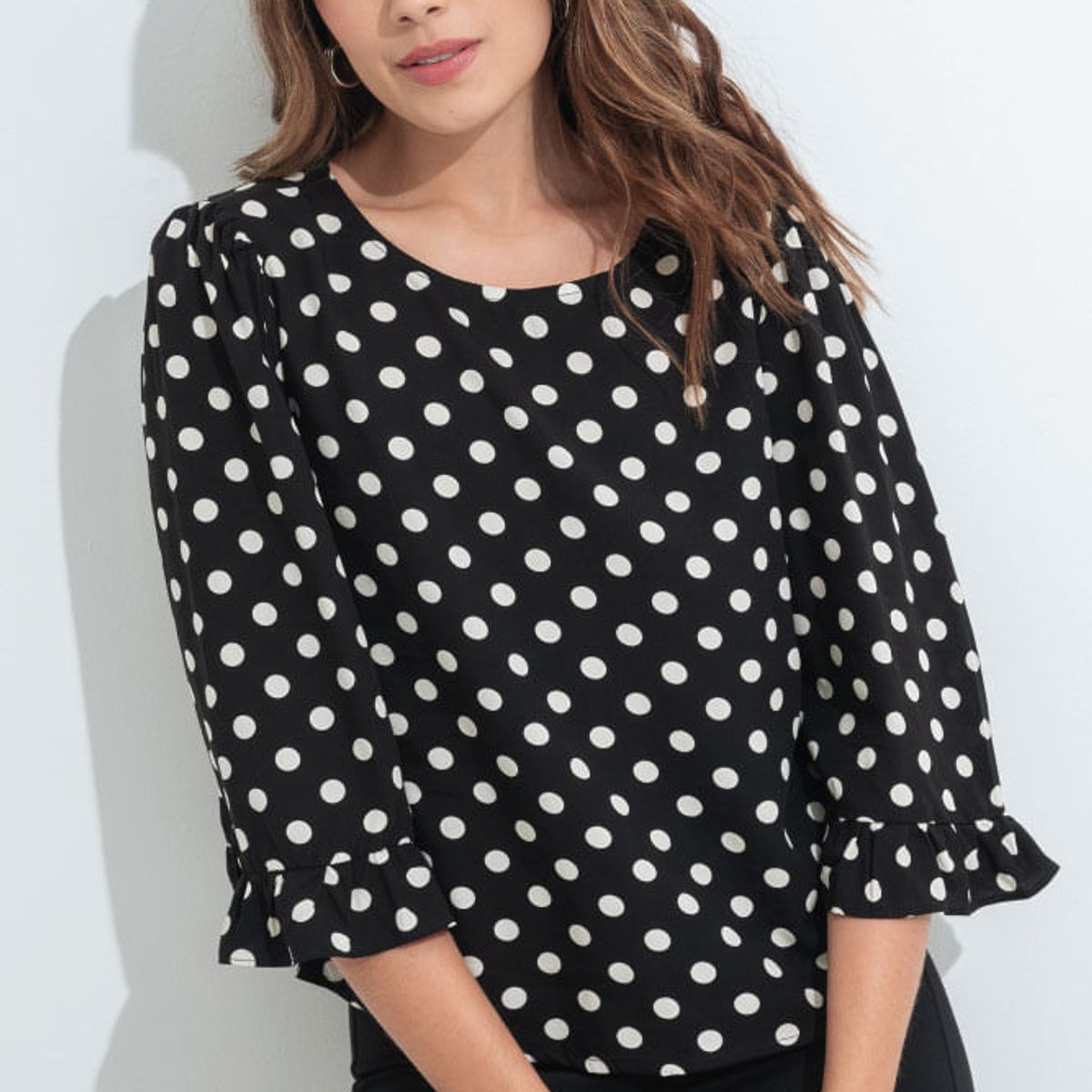 RAGGED - Blusa swany Negro Ragged.