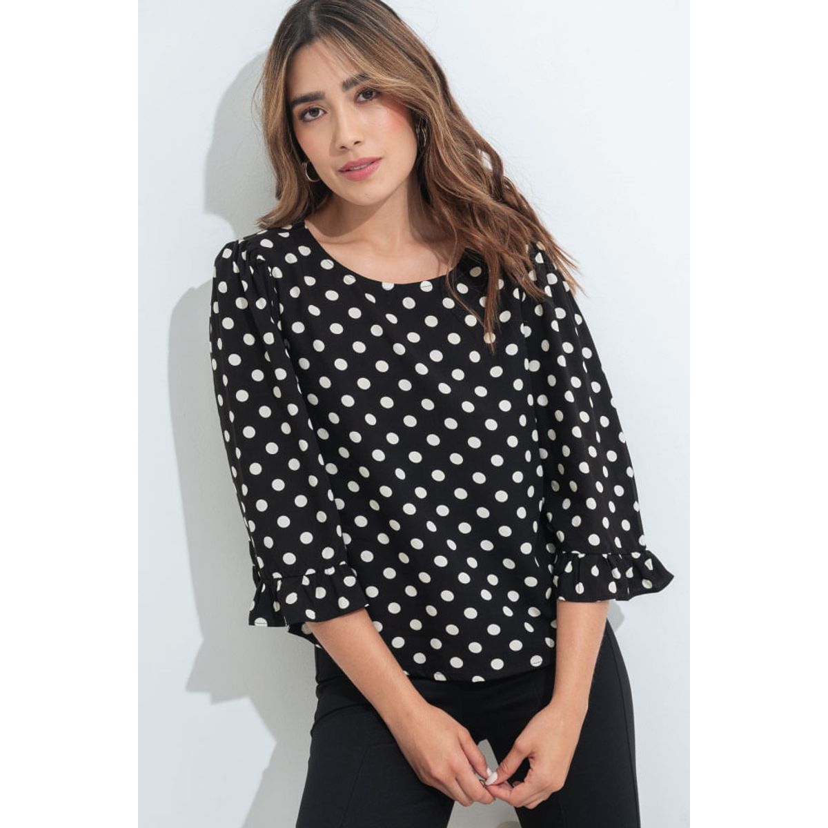 RAGGED - Blusa swany Negro Ragged.