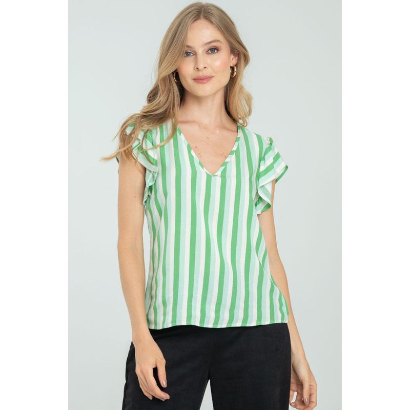 RAGGED - Blusa andy Verde pasto Ragged