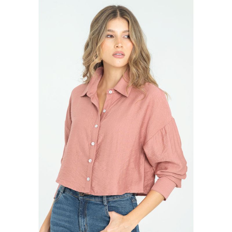 RAGGED - Camisa ninel Rojo carnauba Ragged