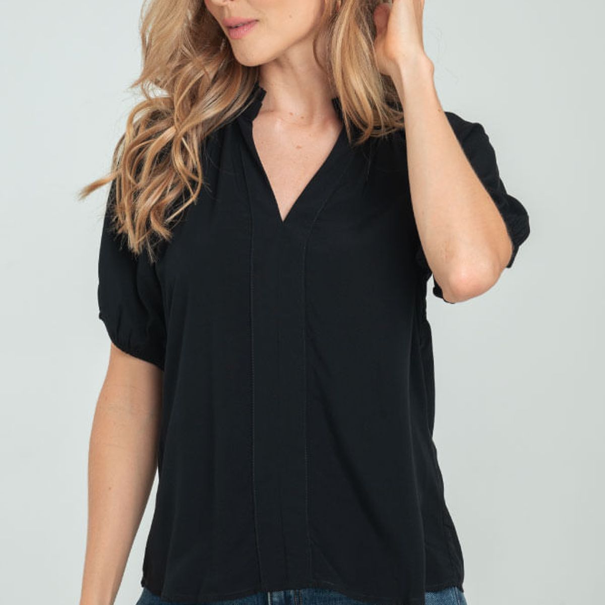 RAGGED - Blusa honey Negro Ragged.