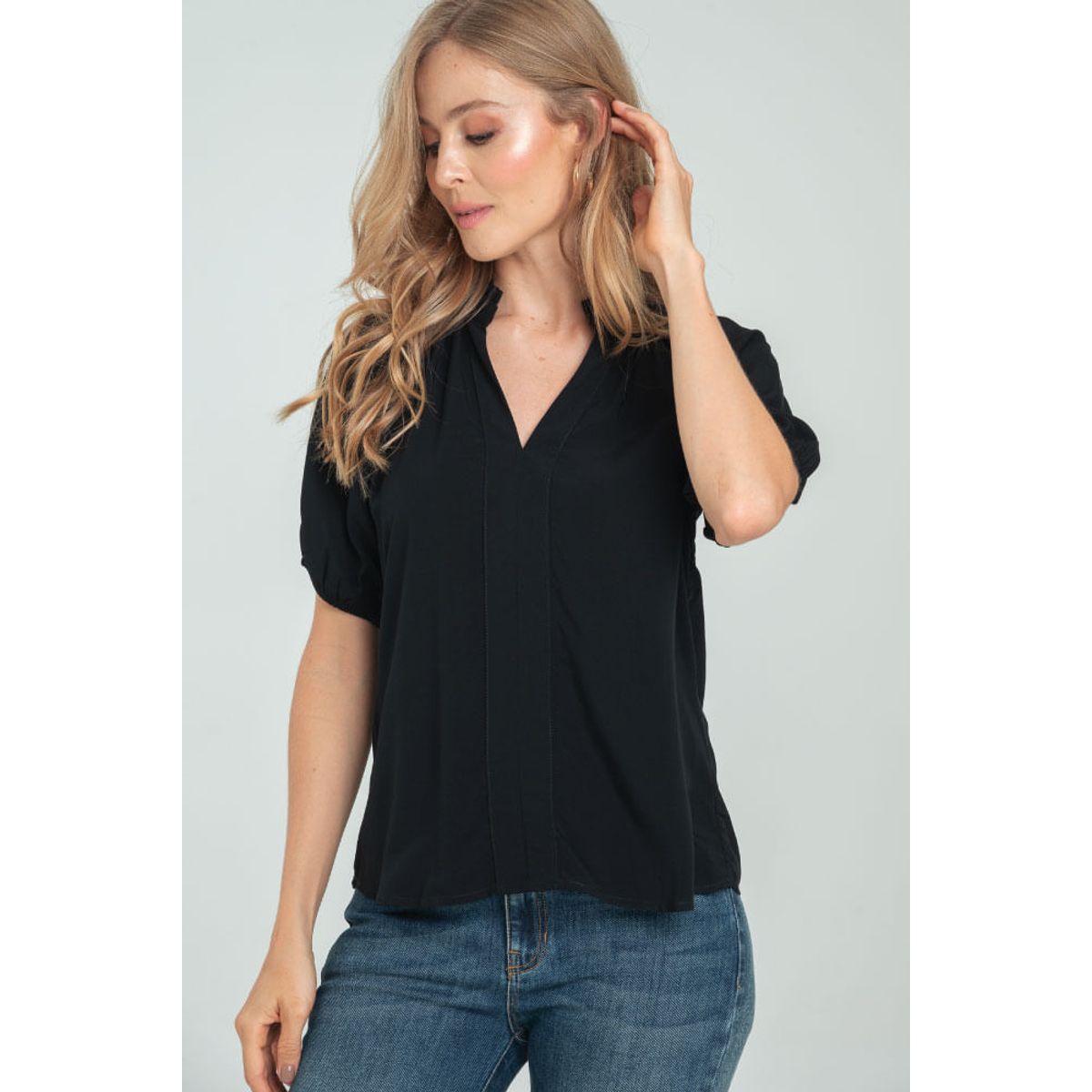 RAGGED - Blusa honey Negro Ragged.