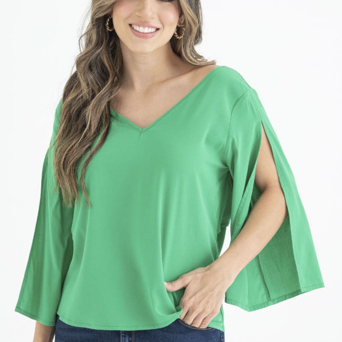 RAGGED - Blusa nikita Verde pasto Ragged.