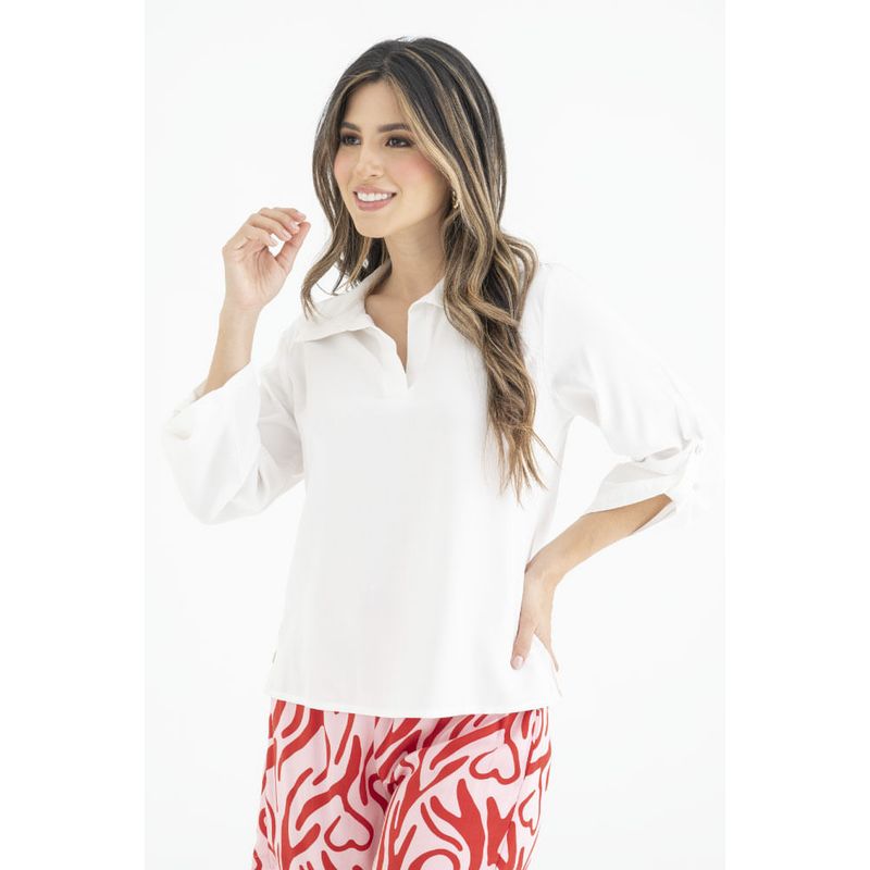 RAGGED - Camisa oasis Blanco crudo Ragged