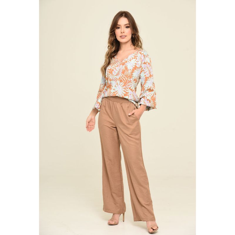 RAGGED - Blusa macadamia Verde aqua Ragged