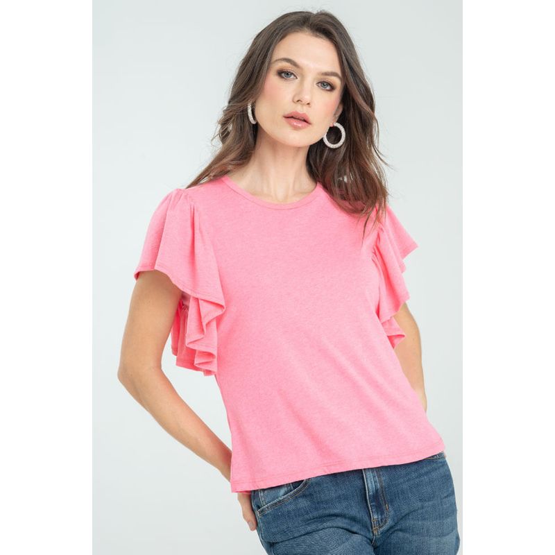 RAGGED - Camiseta montal Rosado medio Ragged