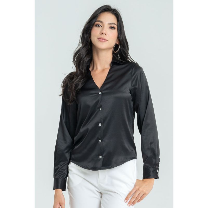 RAGGED - Camisa tegana Negro Ragged