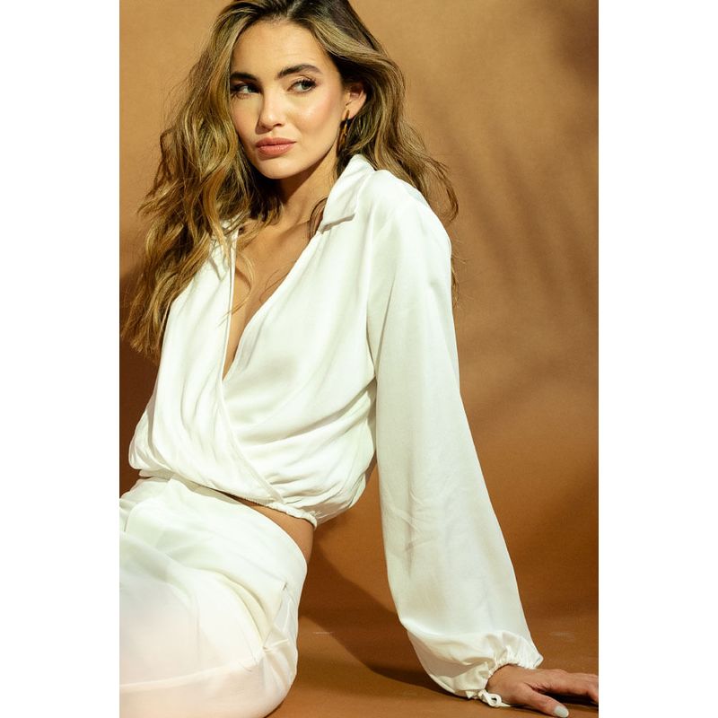 RAGGED - Blusa anny Blanco crudo Ragged