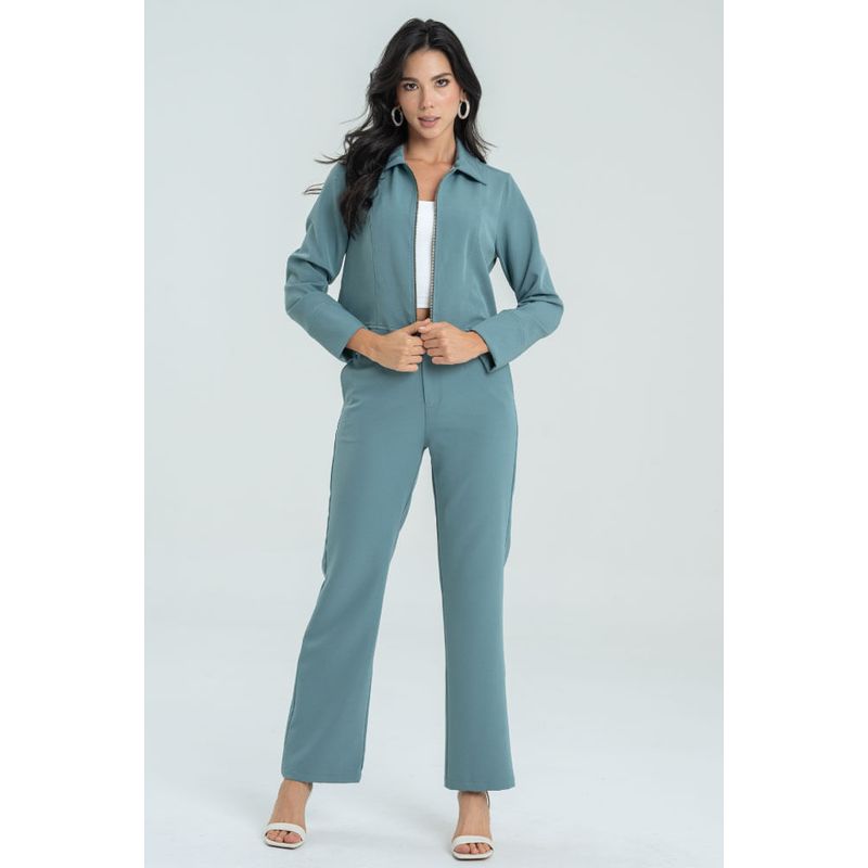 RAGGED - Pantalon ariana Azul petroleo Ragged