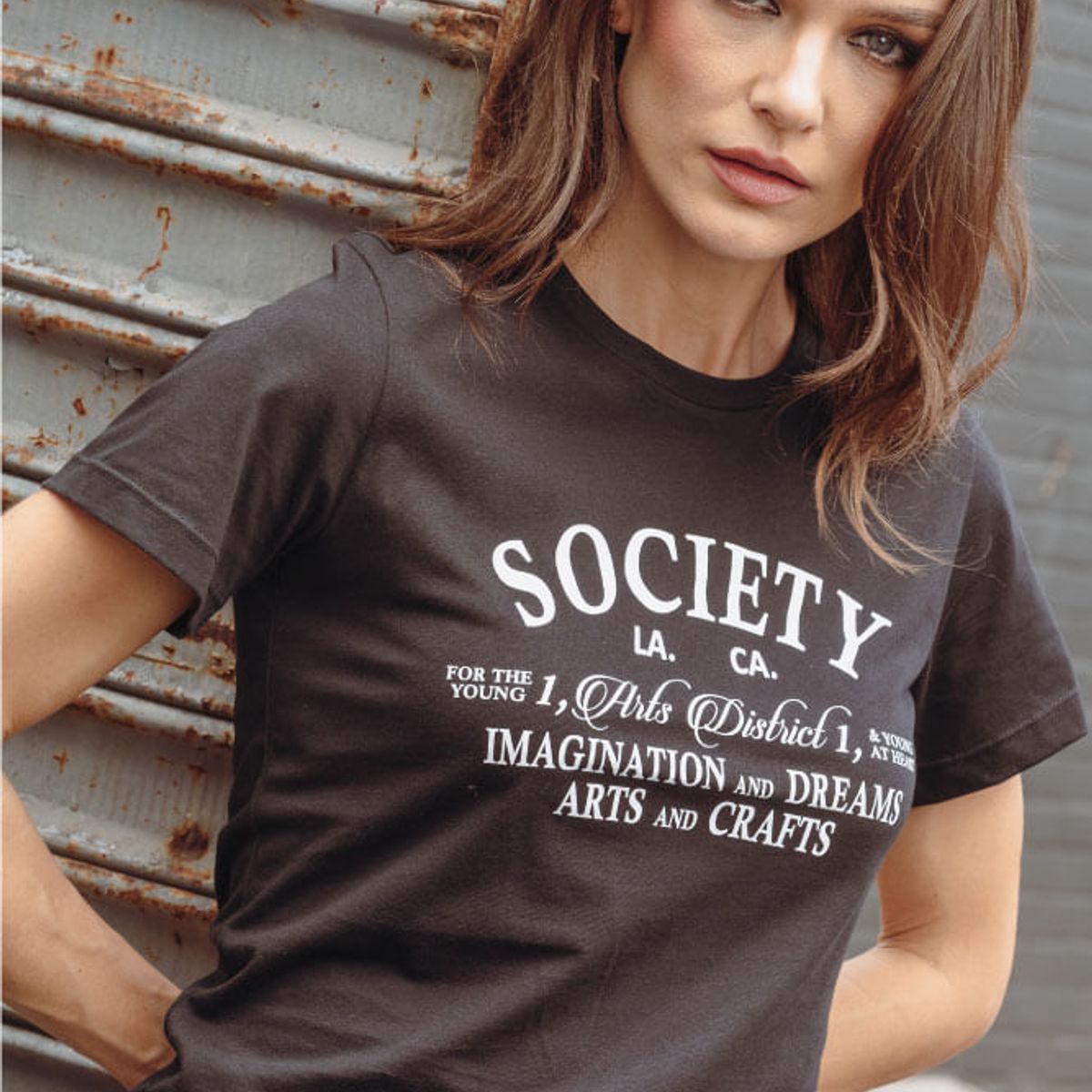 RAGGED - Camiseta society Negro Ragged