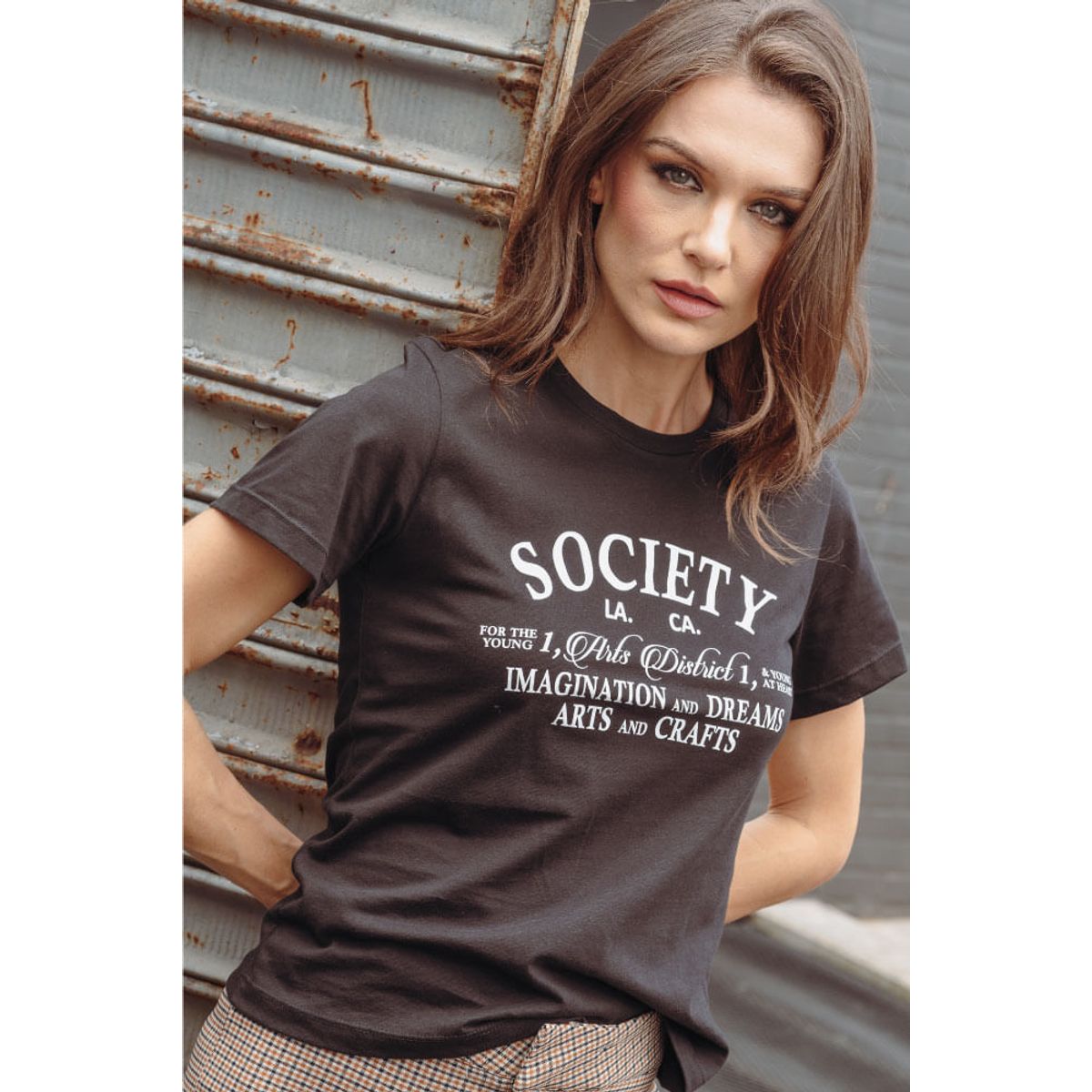 RAGGED - Camiseta society Negro Ragged