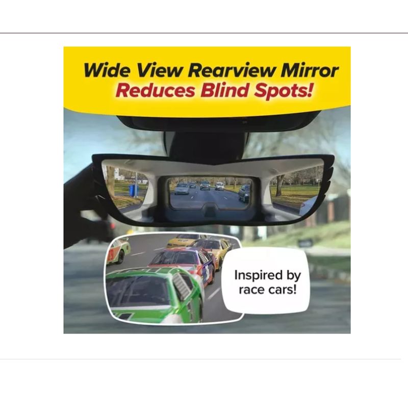GENERICO - Espejo Retrovisor Panorámico Adaptativo Angel Vision