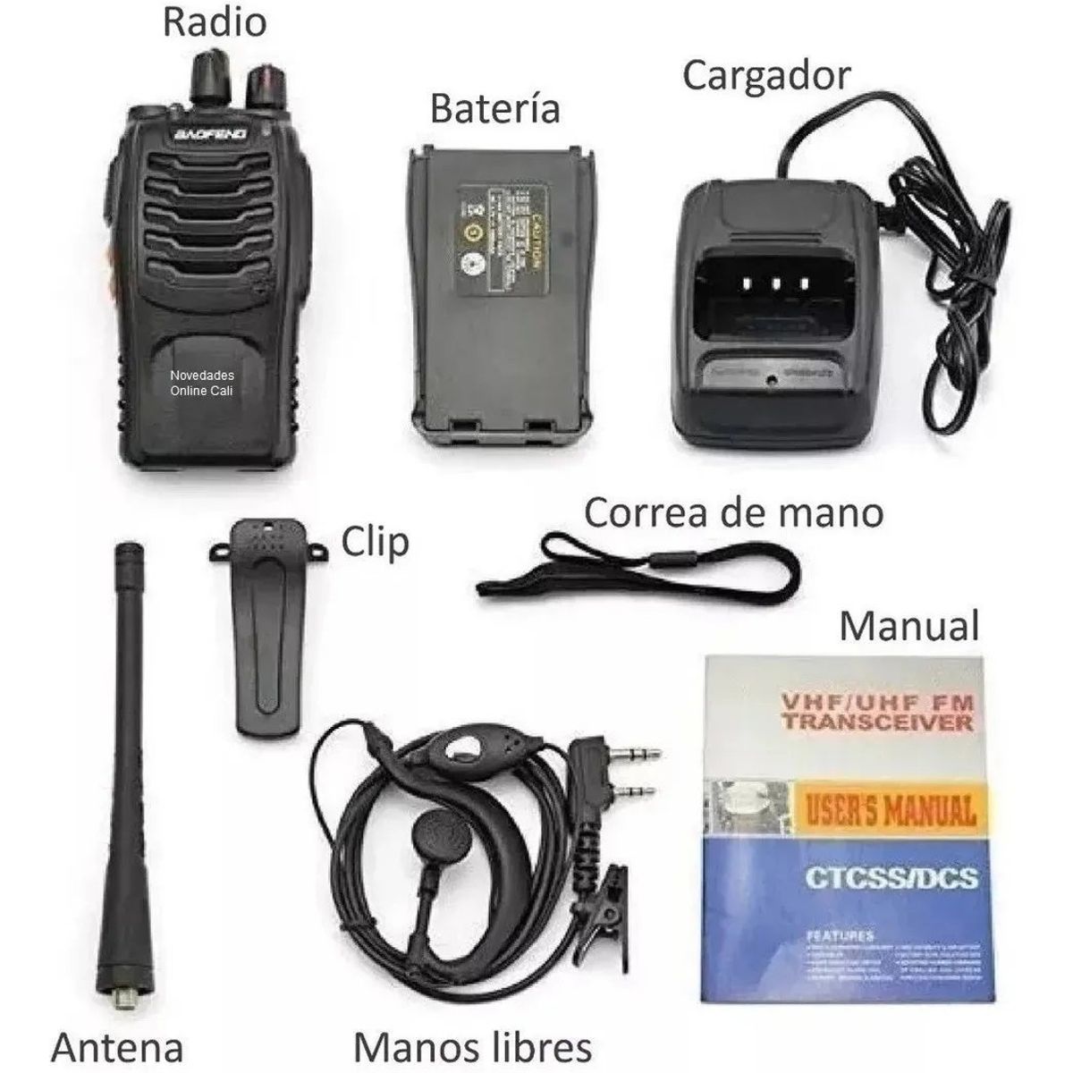 BAOFENG - Radios de comunicacion baofeng woki toki boquitoquis x 4