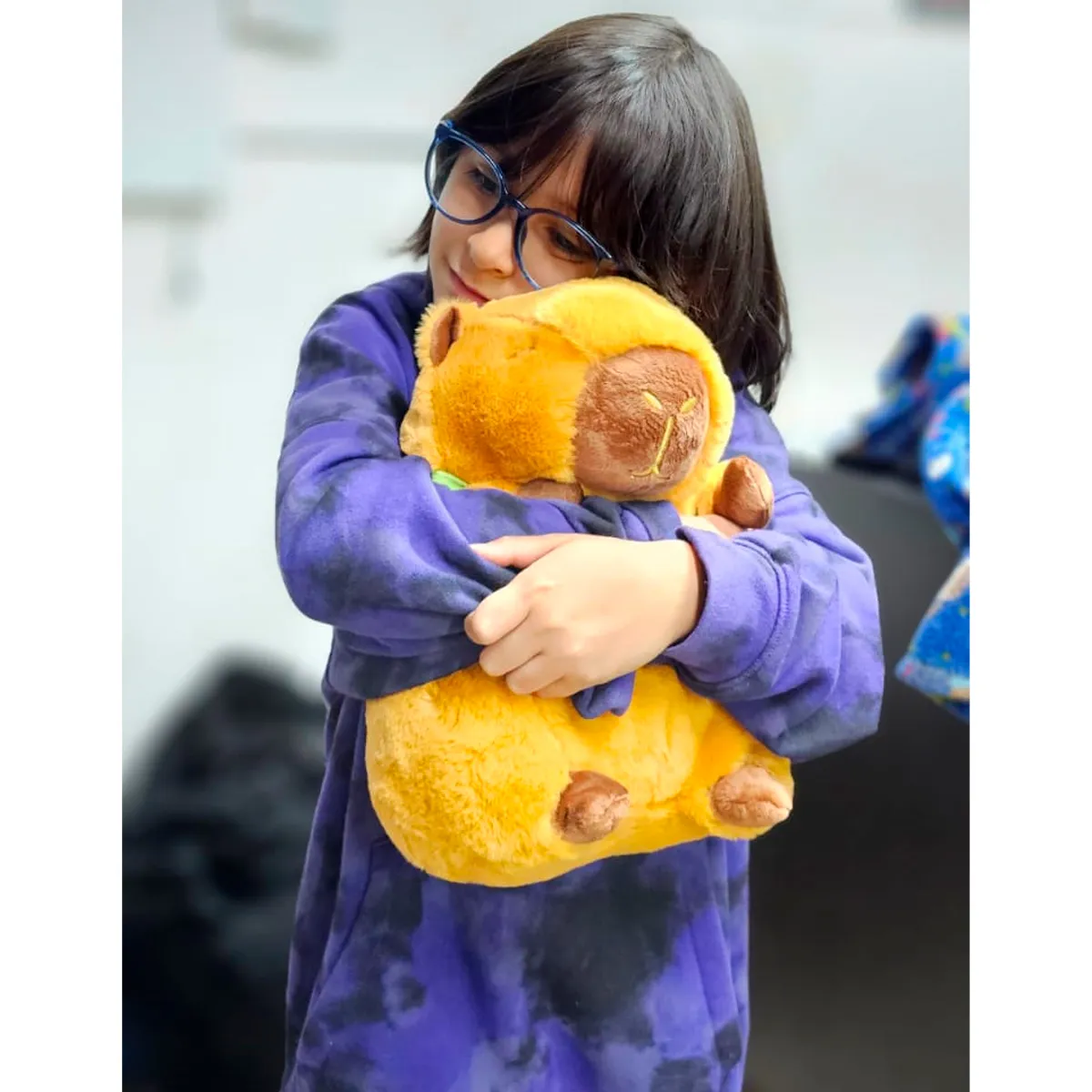 GENERICO - Capibara Peluche Peludo Grande 31cm Realista Juguete Suave