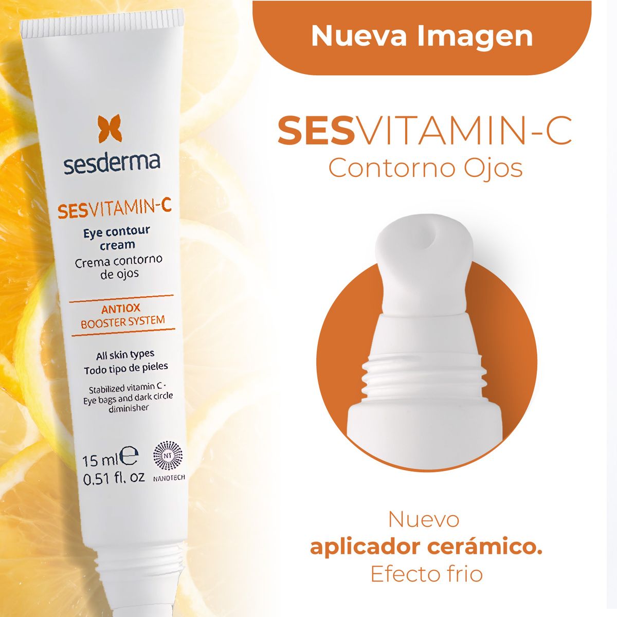 SESDERMA - Contorno de Ojos Sesvitamin-C Sesderma para Todo tipo de piel 15 ml