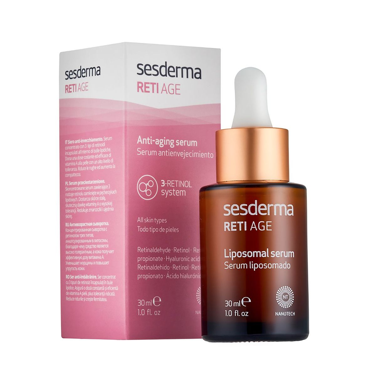 SESDERMA - Sérum Reti Age Serum Antiarrugas Sesderma para Todo tipo de piel 30 ml