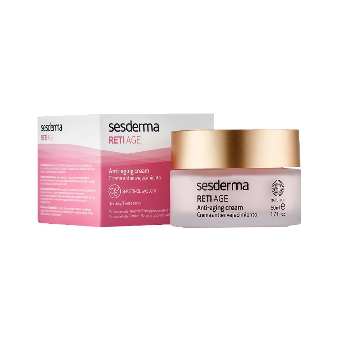 SESDERMA - Tratamiento antiedad Reti age Anti Aging Cream Sesderma para Todo tipo de piel 50 ml