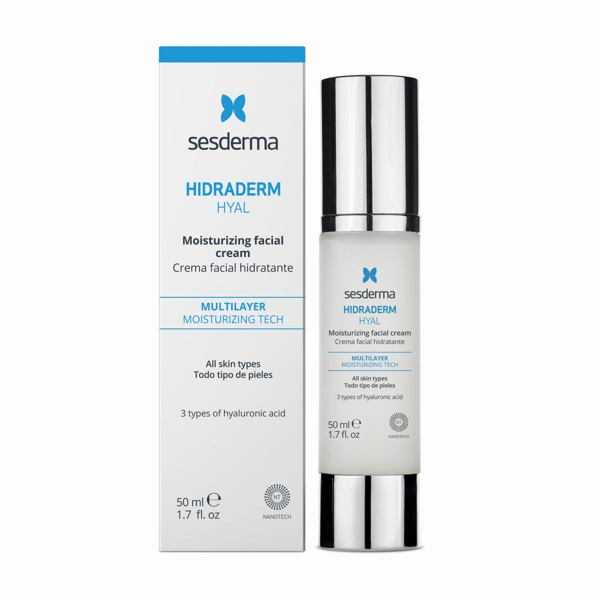 SESDERMA - Hidratante Facial Hidraderm Hyal Sesderma para Todo tipo de piel 50 ml