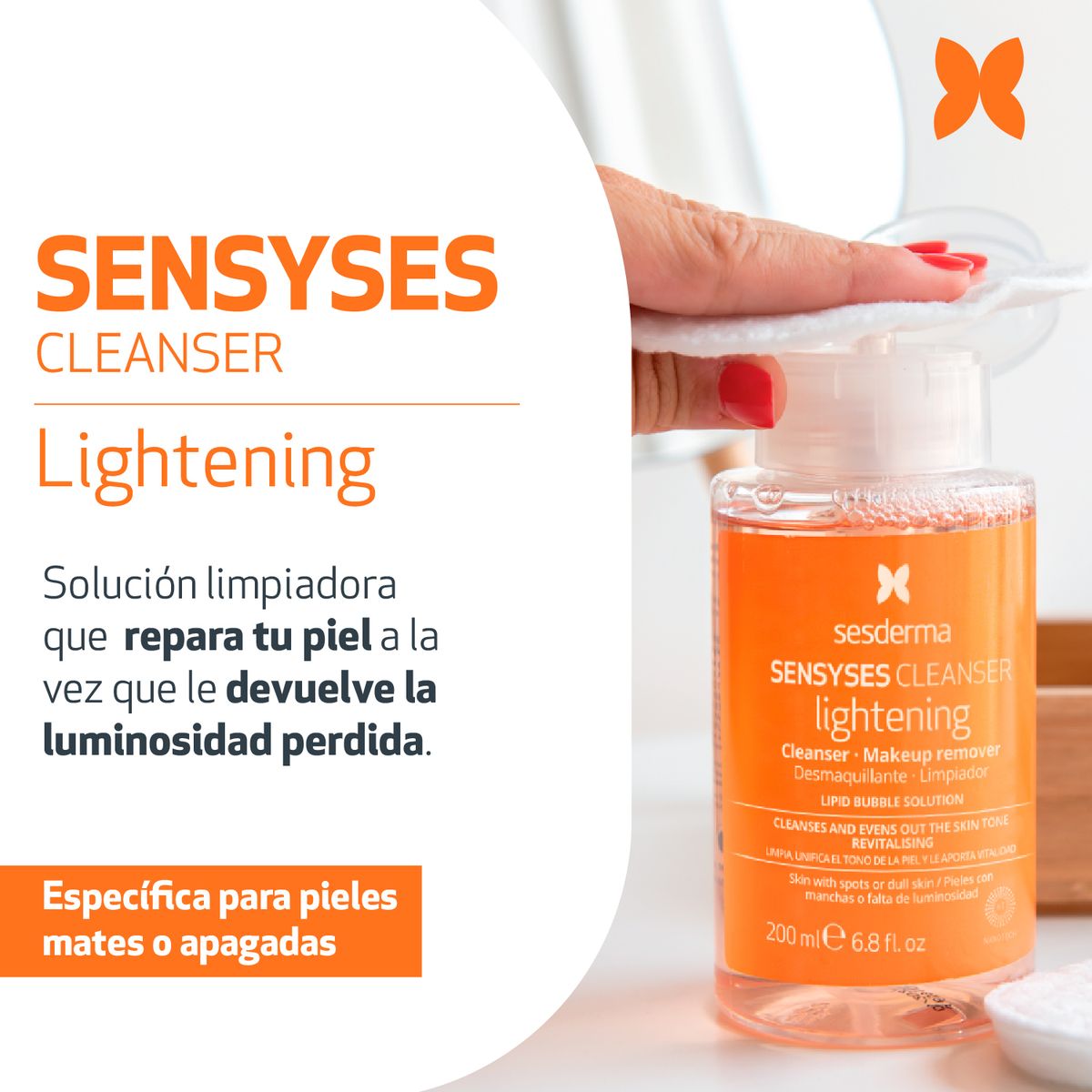 SESDERMA - Limpiador Sensyses Cleanser Lightening Sesderma para Todo tipo de piel 200 ml