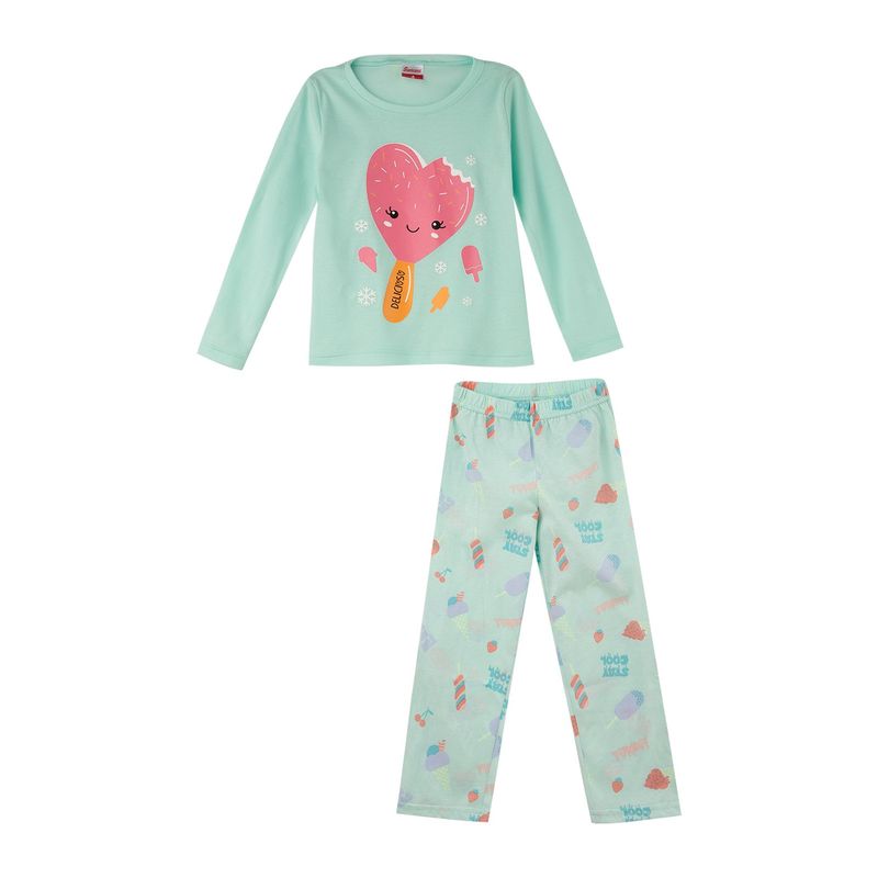 SANTANA - Pijama Niña Anita Verde