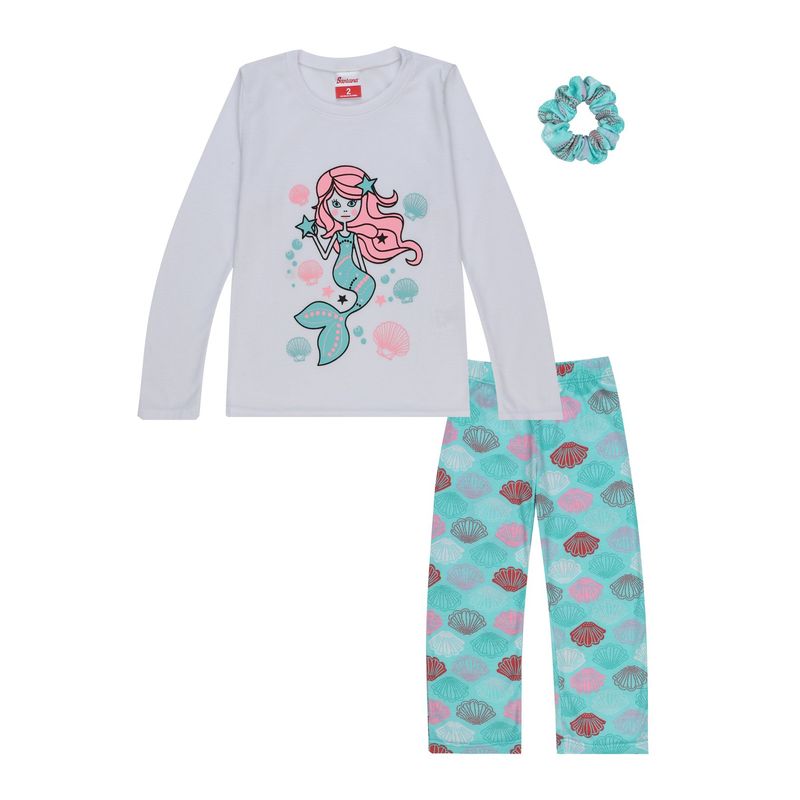 SANTANA - Pijama Niña Anita Azul