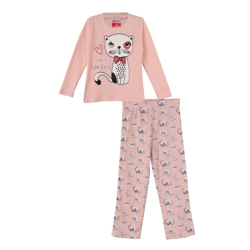 SANTANA - Pijama Niña Anita Crema