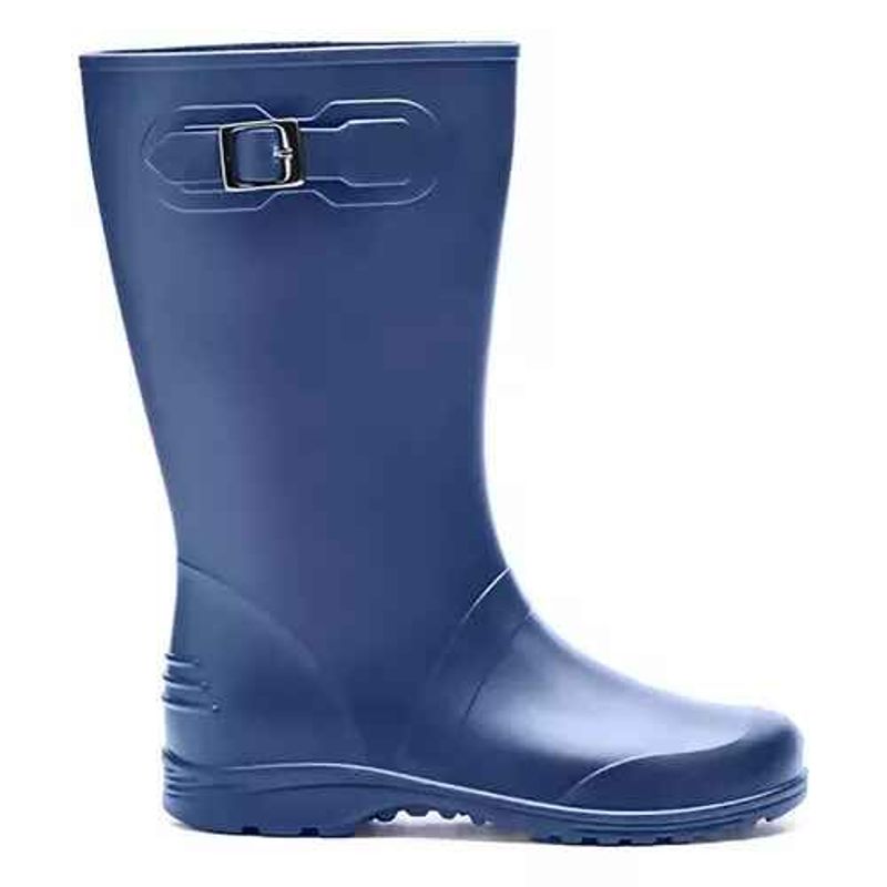 GENERICO - Bota De Caucho Impermeable Dama Moto Mujer Color