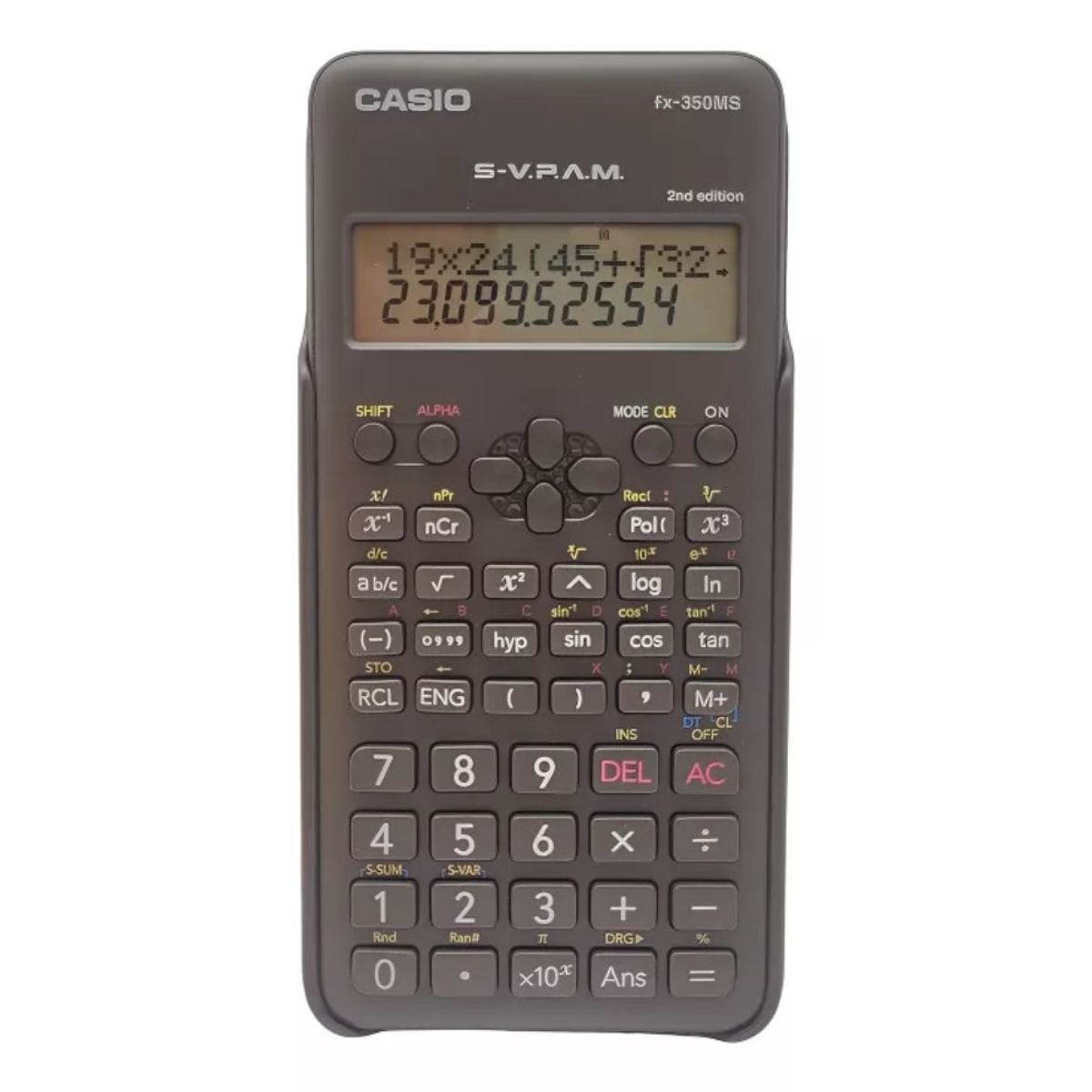 CASIO - Calculadora Científica Casio Original Fx-350ms 240 Funciones