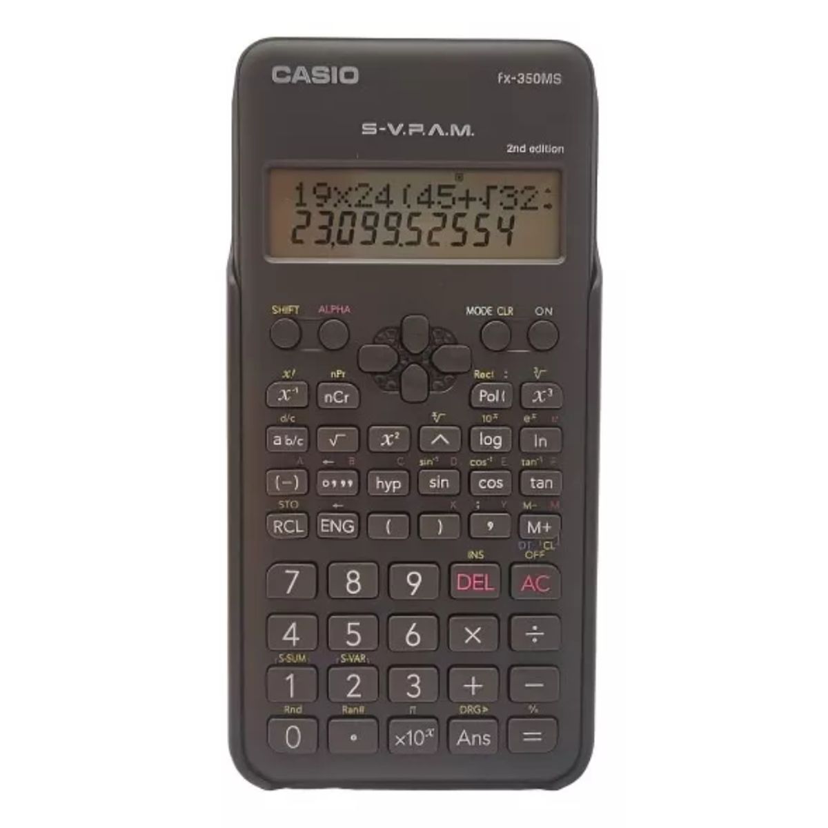 CASIO - Calculadora Científica Casio Original Fx-350ms 240 Funciones