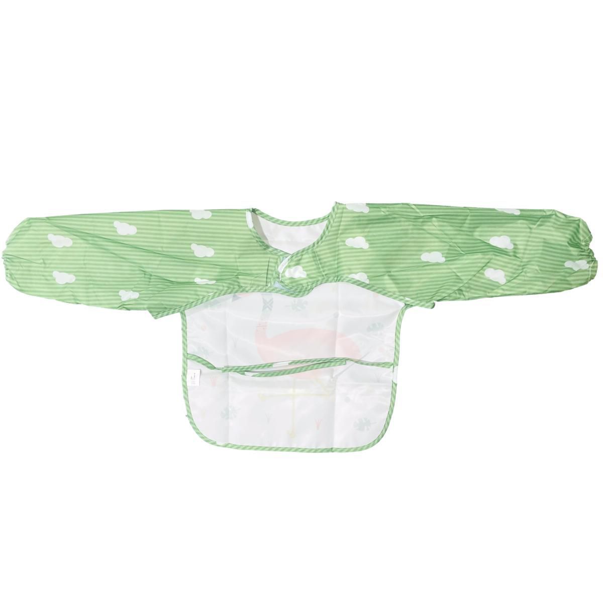 MUNDO BEBE - Babero Delantal Manga Larga Impermeable Bebe Niña Niño