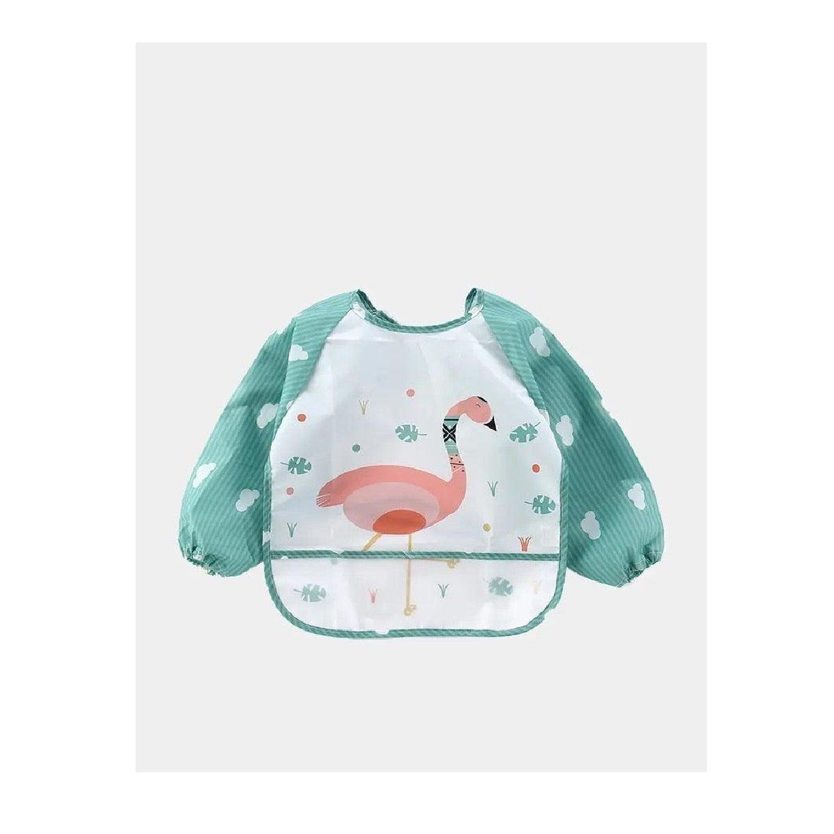 MUNDO BEBE - Babero Delantal Manga Larga Impermeable Bebe Niña Niño