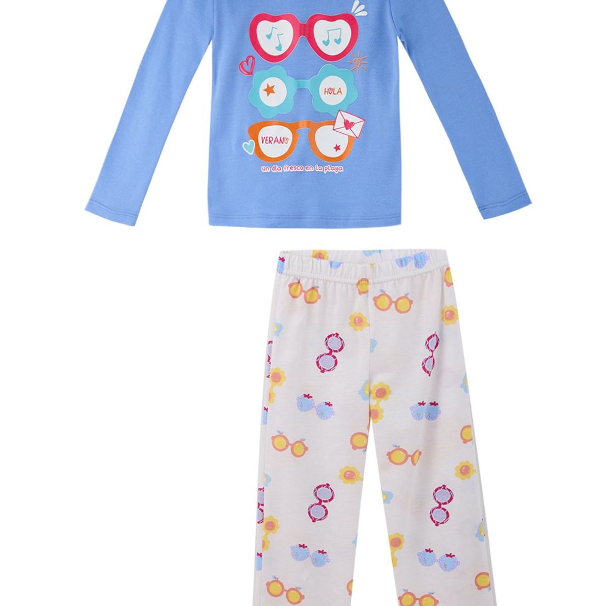 SANTANA - Pijama Niña Anita Azul