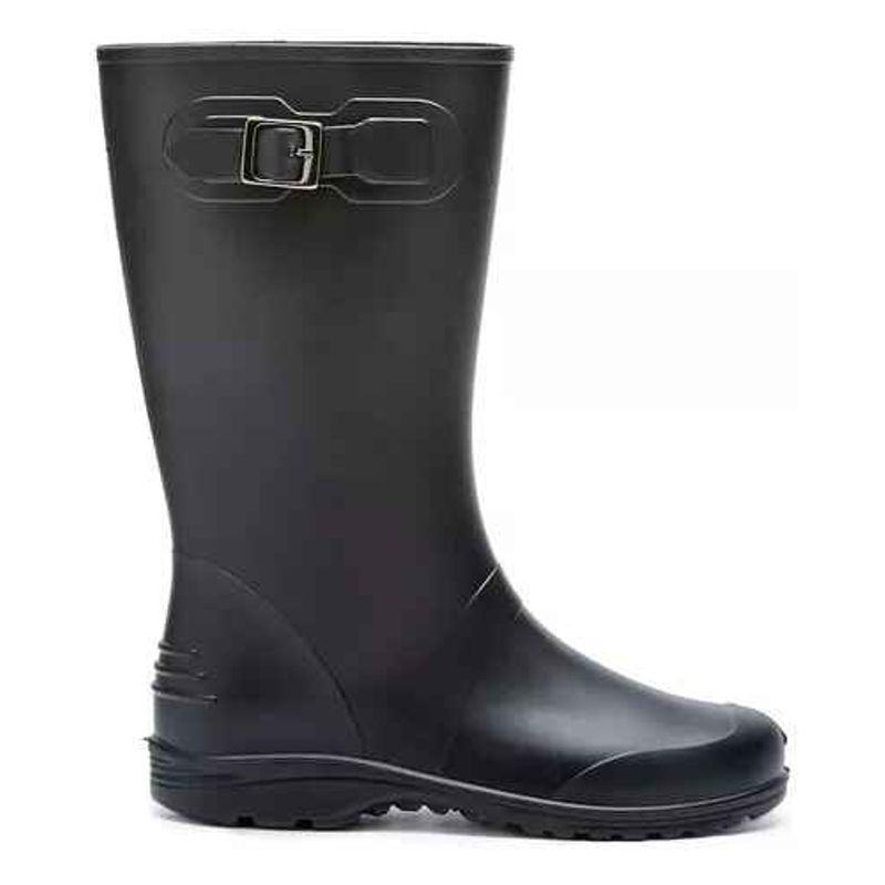 GENERICO - Bota De Caucho Impermeable Dama Moto Mujer Color