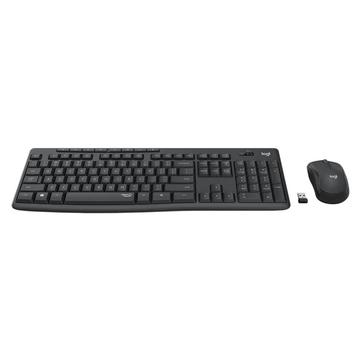 LOGITECH - Combo Logitech teclado y mouse MK295 Inalámbrico Silent