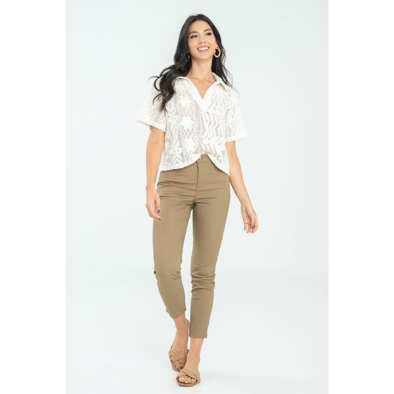 RAGGED - Pantalon siena skinny Beige oscuro Ragged