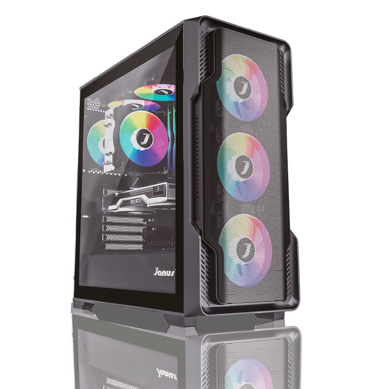 JANUS - Computador Gamer AMD Ryzen 5 8500G RAM 16GB RGB SSD 512GB Monitor 22 Pulgadas 100Hz