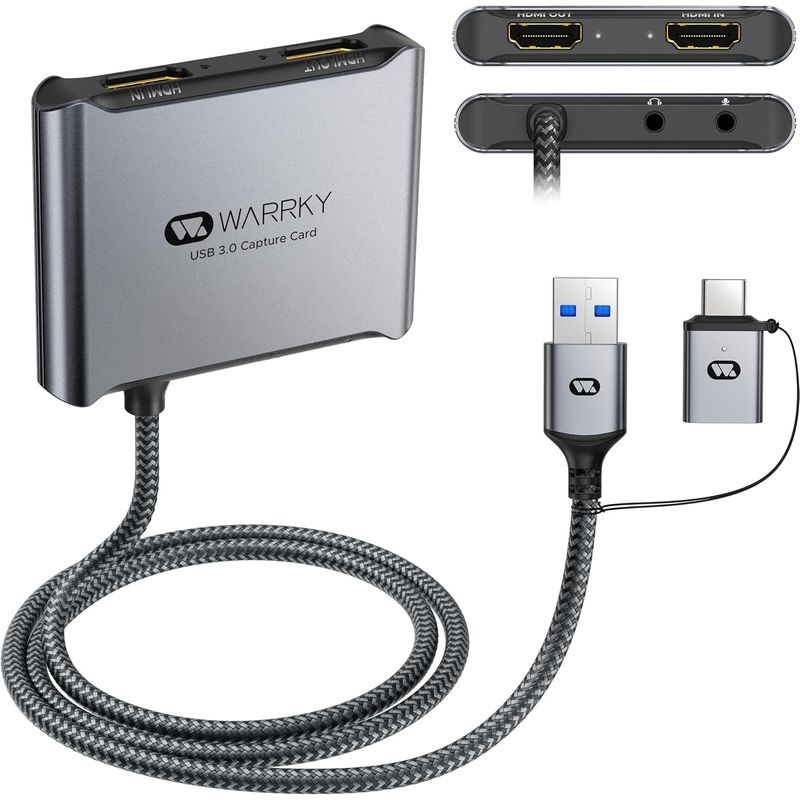 GEF - Capturador Video Y Audio Hdmi Usb Transmision En Vivo 60 Fps
