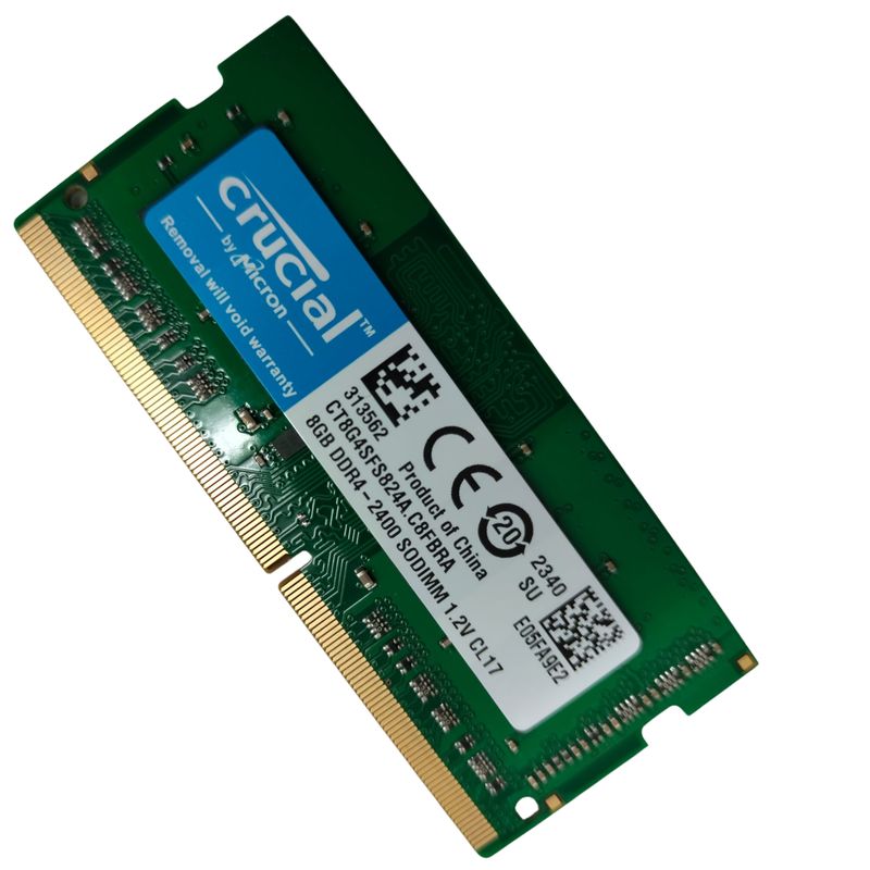CRUCIAL - Memoria Ram Crucial Ddr4 8gb 2400 Mhz Para Portátil Laptop