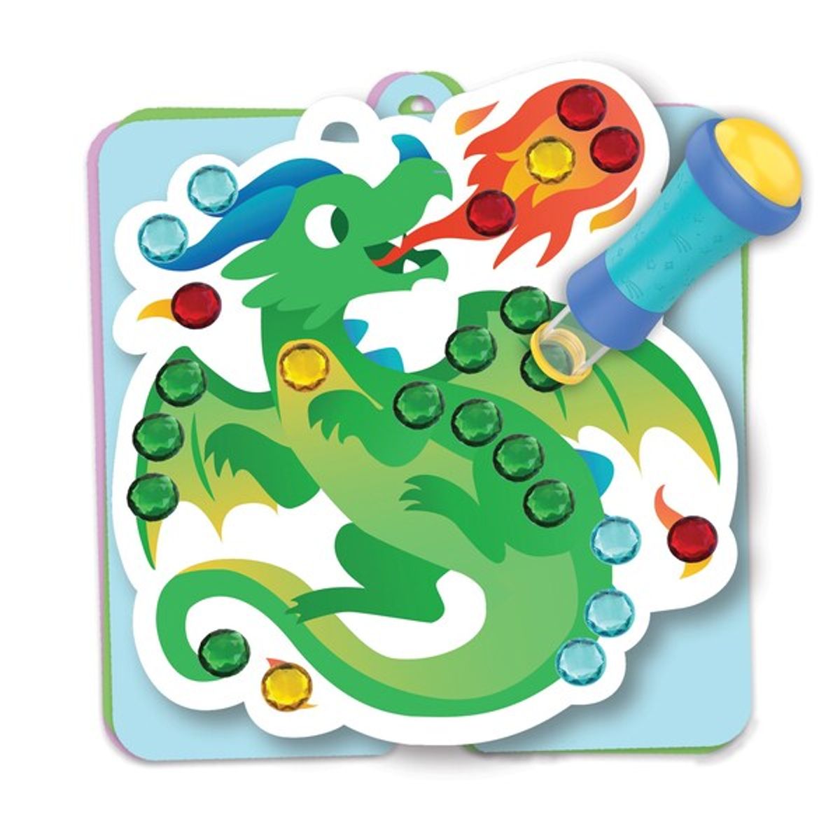 EDUCATIONAL INSIGHTS - Juego Didáctico Gemas Jumbo Y Diseños Fantásticos Niños